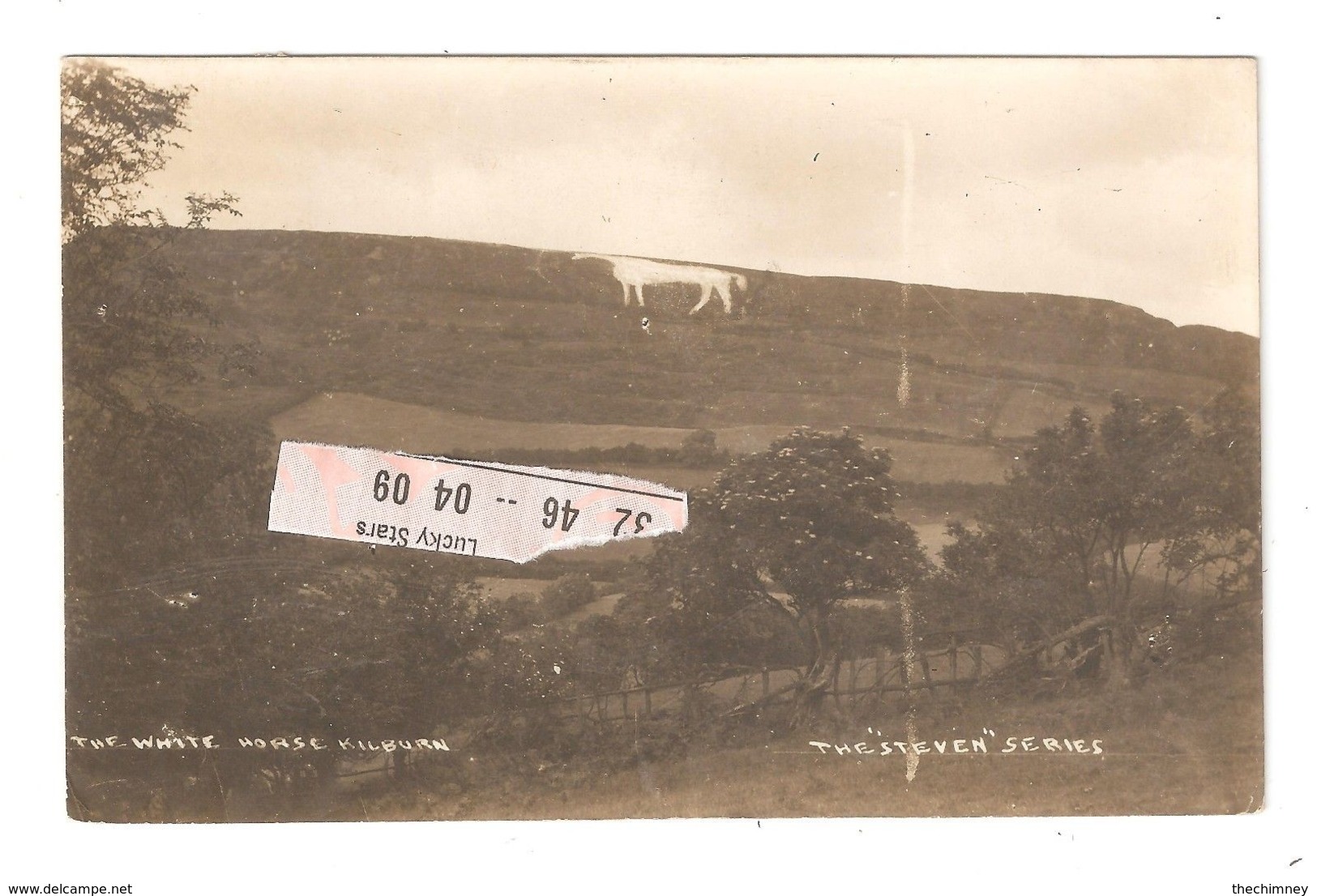 RP THE WHITE HORSE KILBURN Nr THIRSK THE STEVEN SERIES POSTALLY USED - Other & Unclassified
