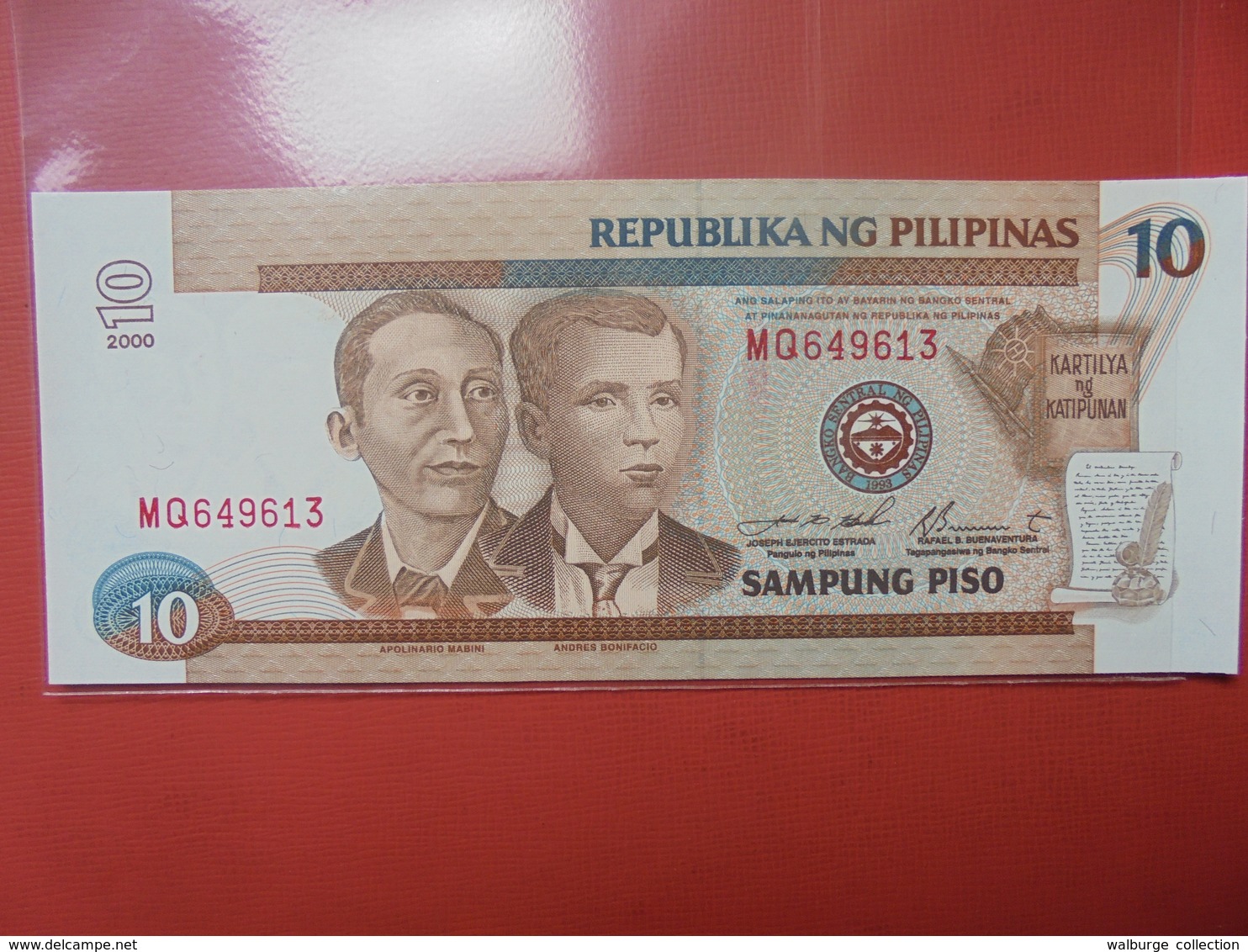 PHILIPPINES 10 PISO 1997-2001 PEU CIRCULER/NEUF - Philippines