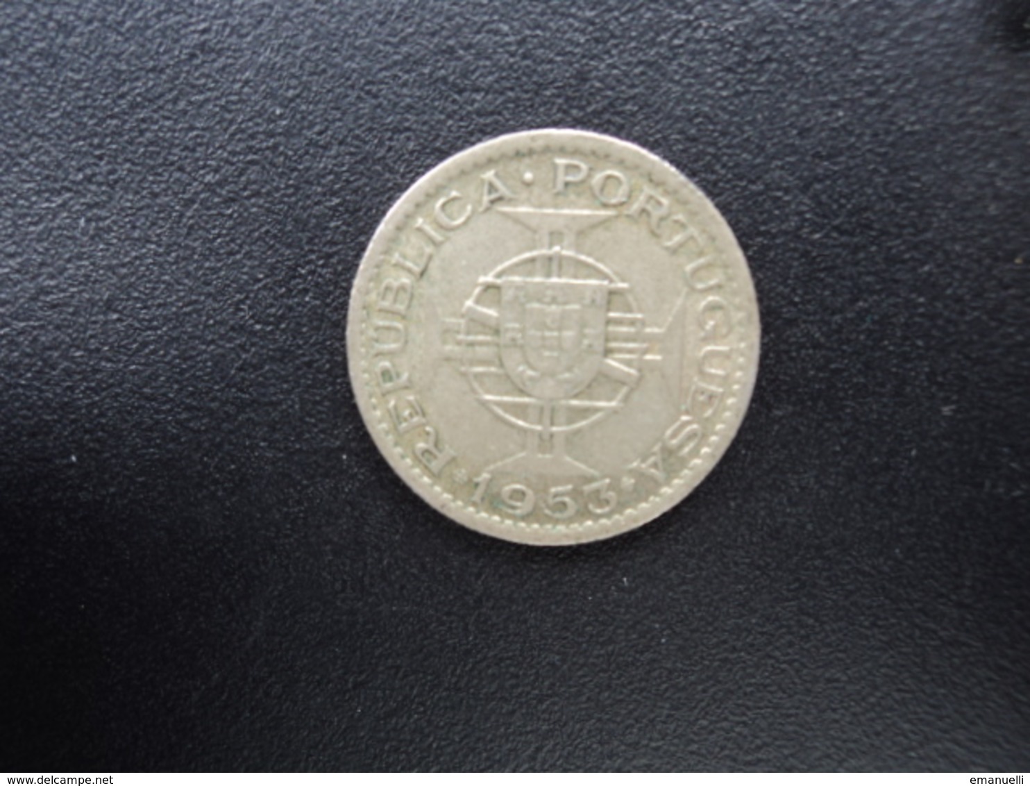 ANGOLA : 2.½ ESCUDO  1953    KM 77     TTB - Angola