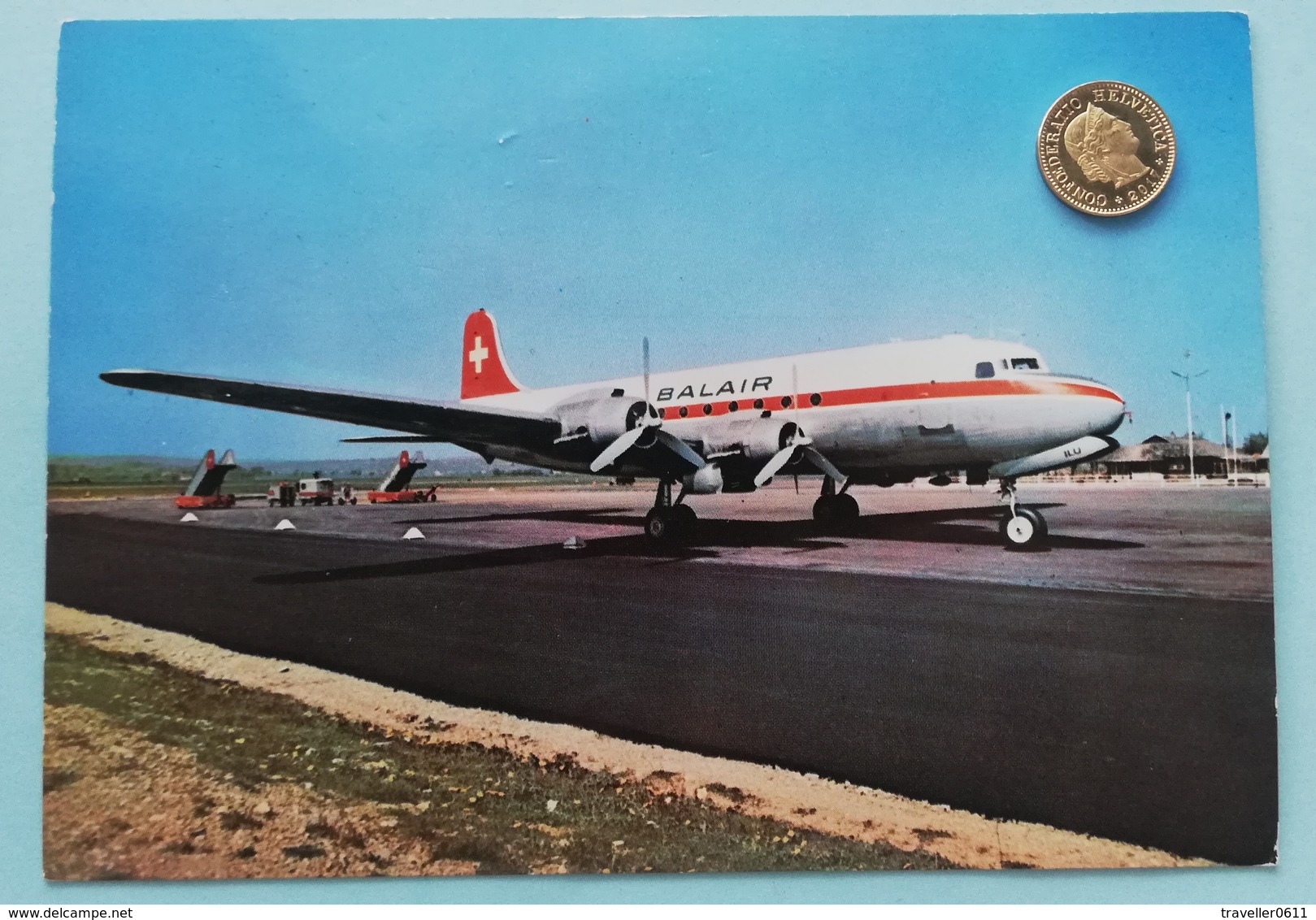 Douglas DC-4 Der Balair , Schweiz - 1946-....: Ere Moderne