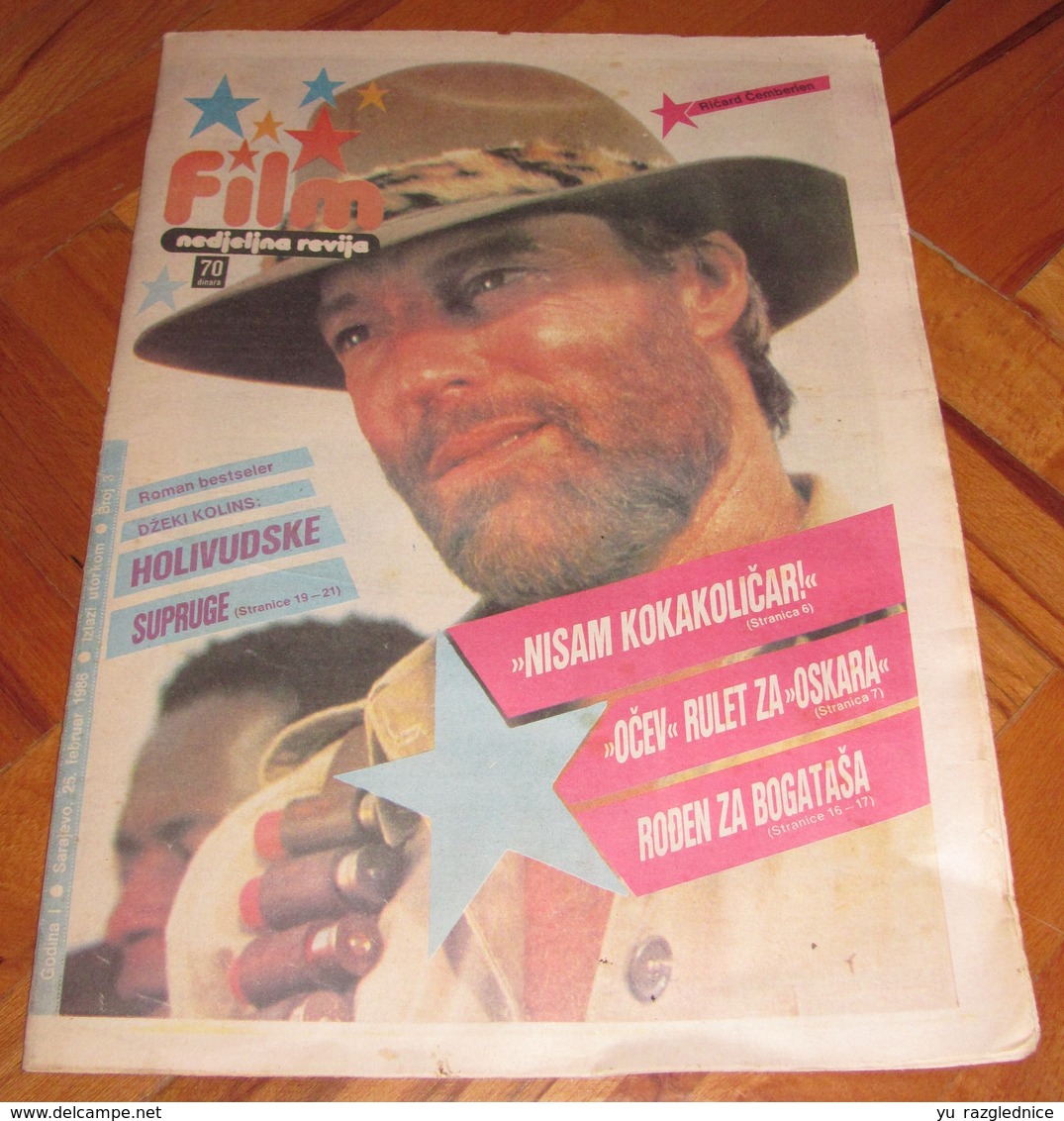 Richard Chamberlain - FILM Yugoslavian February 1986 EXTREMELY RARE ITEM - Magazines