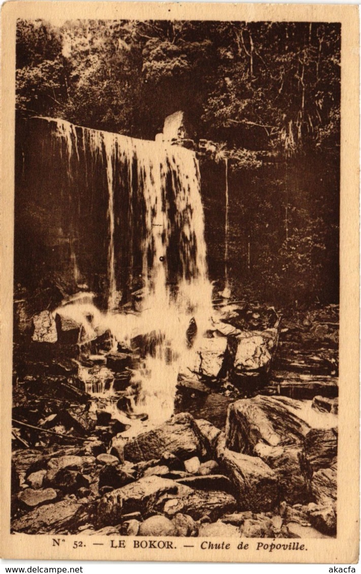 CPA Le Bokor Chute De Popoville VIETNAM-INDOCHINA (840356) - Vietnam