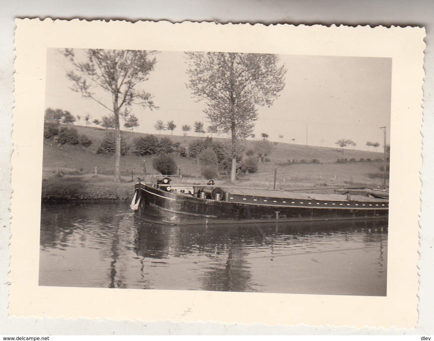 Canal Arquennes - Péniche - Photo Format 7 X 10 Cm - Bateaux