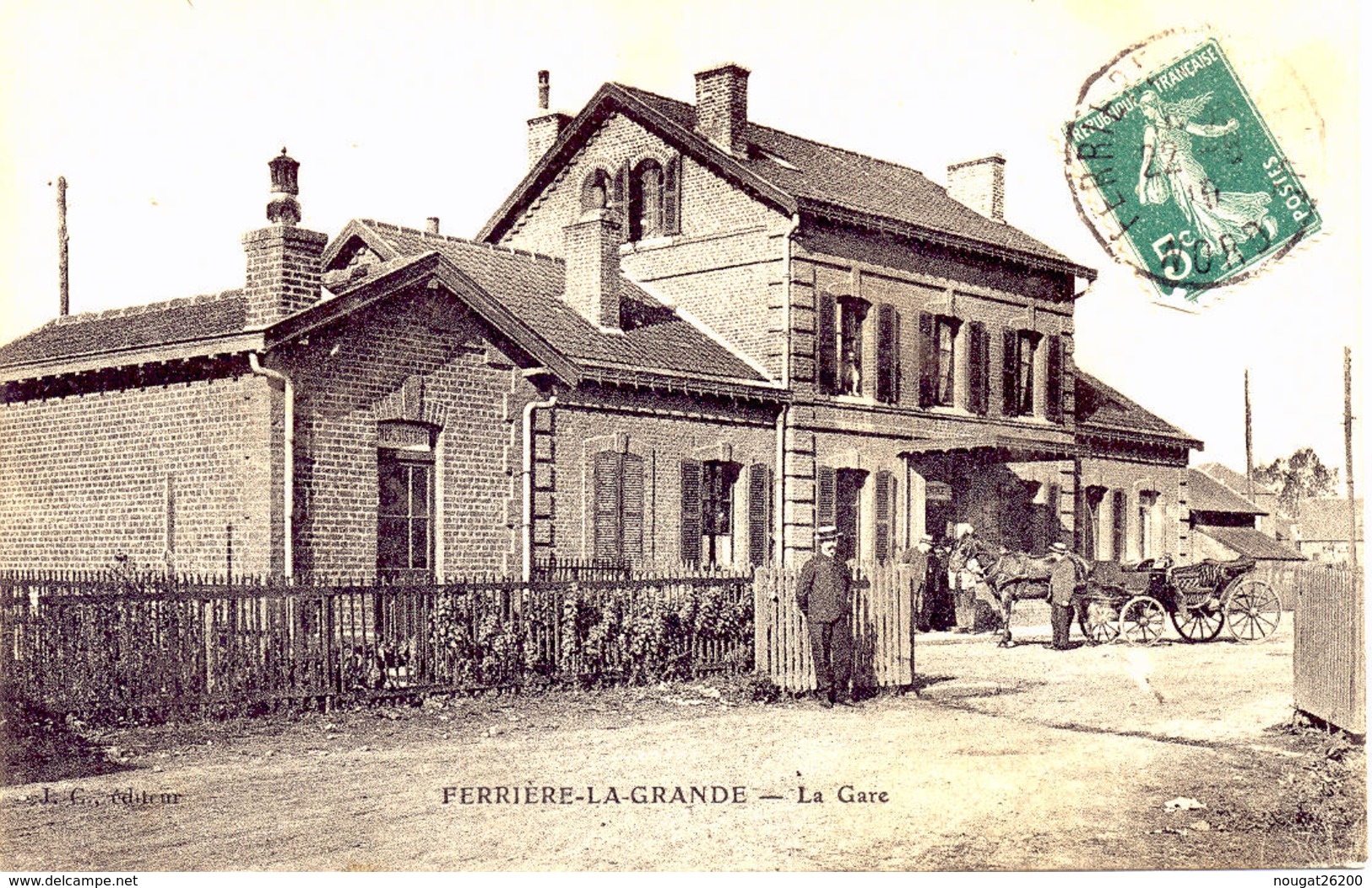 Lot De 3 CP La Gare   Ferriere La Grande - Andere & Zonder Classificatie