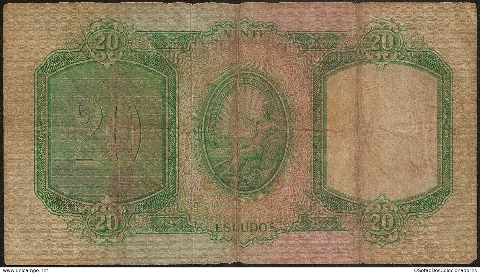 Nota Portugal - Banknote Portugal - 20 Escudos 1949 - 28 Junho 1949 - D. Antonio Luiz De Meneses - BC - Portugal