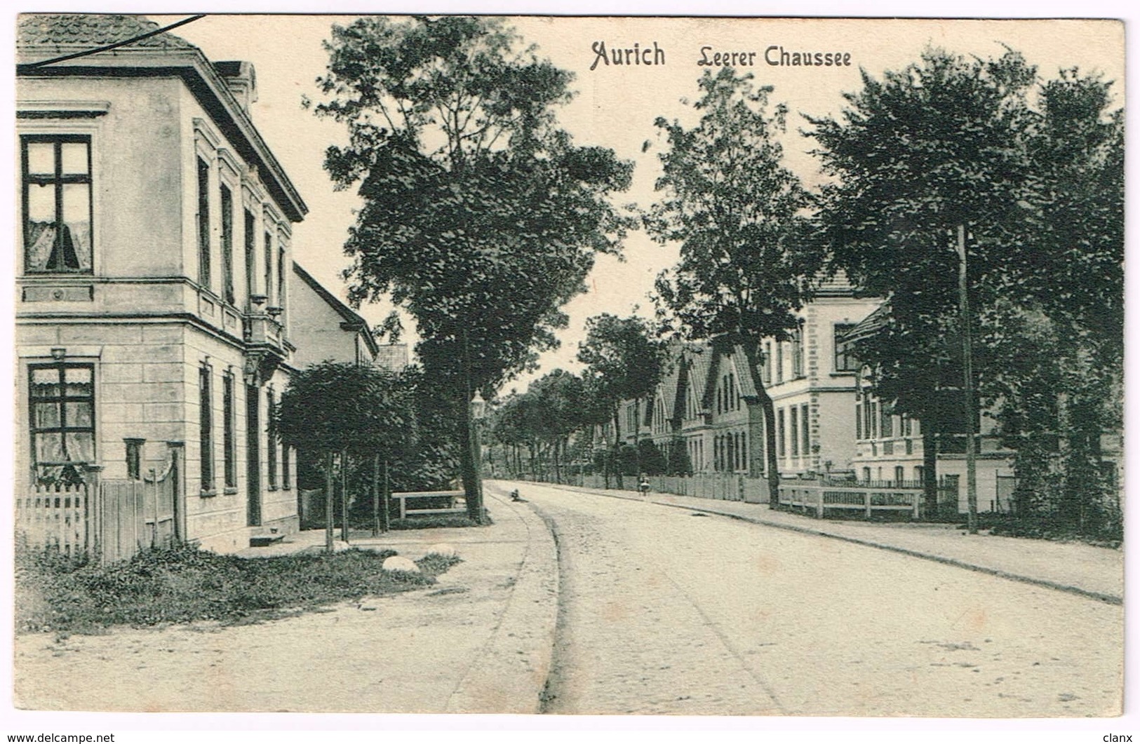 AURICH 1910 Leerer Chaussee - Aurich