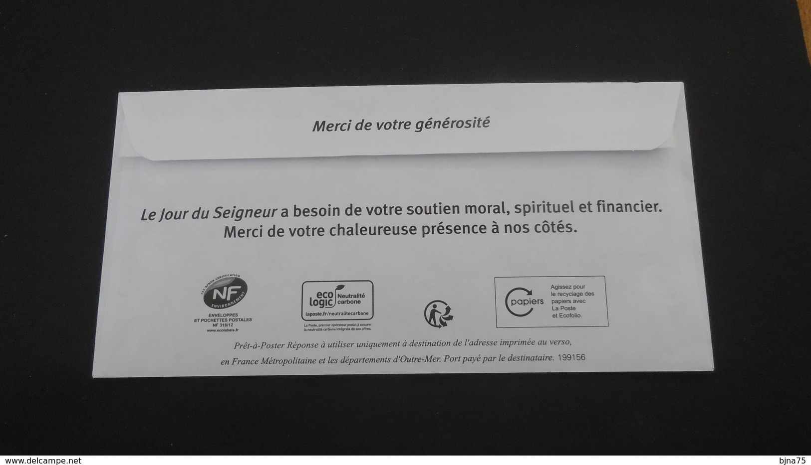 PAP Réponse 2019  CFRT Le Jour Du Seigneur Agrément 199156  Pas De Numéro à L'intérieur / Marianne L'Engagée Yseult - Prêts-à-poster: Réponse