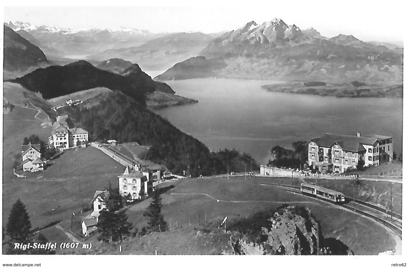 RIGI STAFFEL → Zugkomposition Mit Den Hotels Anno 1935 - Autres & Non Classés