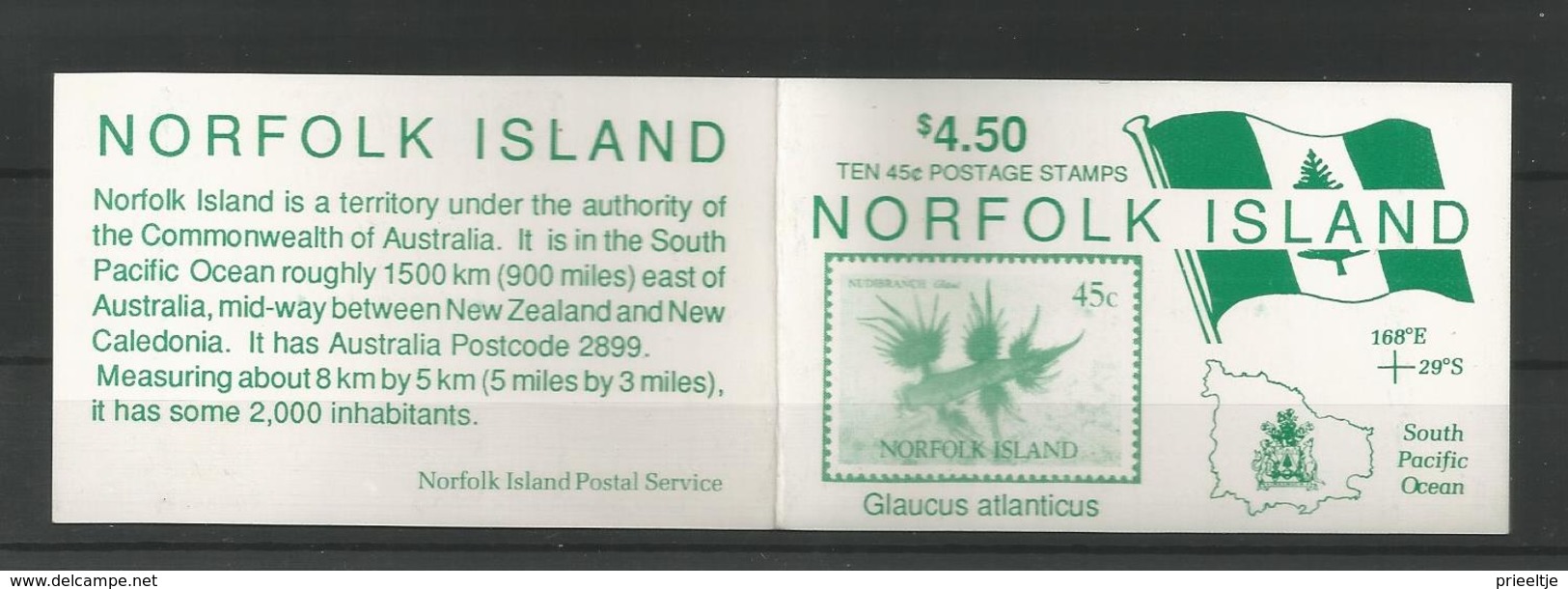 Norfolk 1993 Fish Glaucus Atlanticus Booklet Y.T. C 535 ** - Norfolk Island