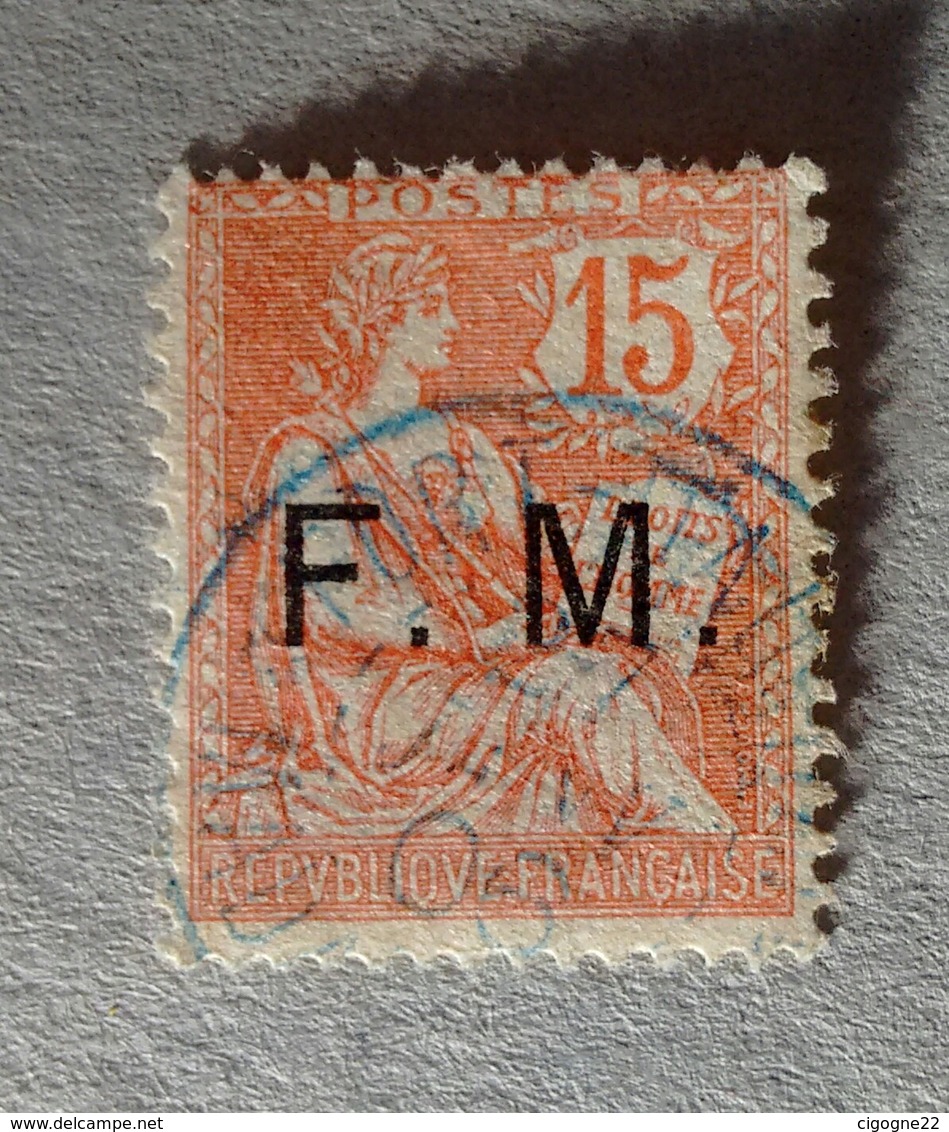 FRANCHISE MILITAIRE N°2 Cachet Bleu De Madagascar - Military Postage Stamps