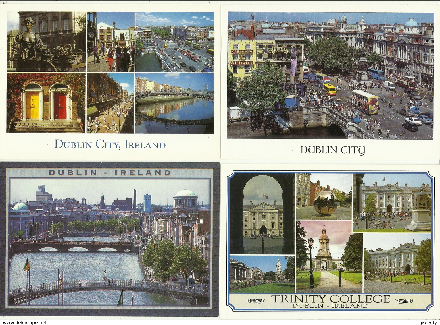 Dublin - (Ireland) -- Lot  De  7  Cartes  Postales.     (voir  Scans) - 5 - 99 Cartes