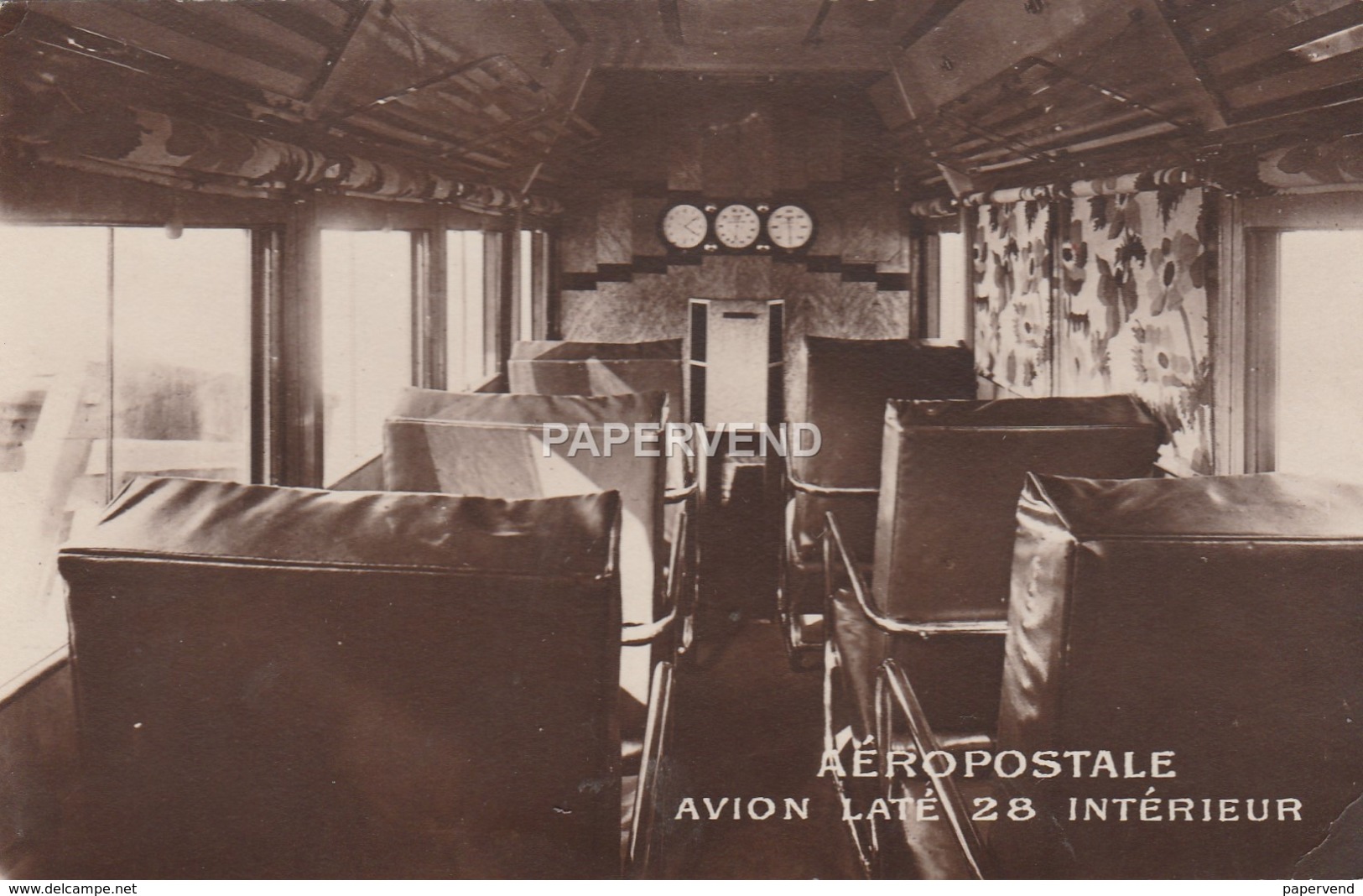 Aviation  Aeropostale Avion Late 28 Interieur  Av249 - 1919-1938: Entre Guerres