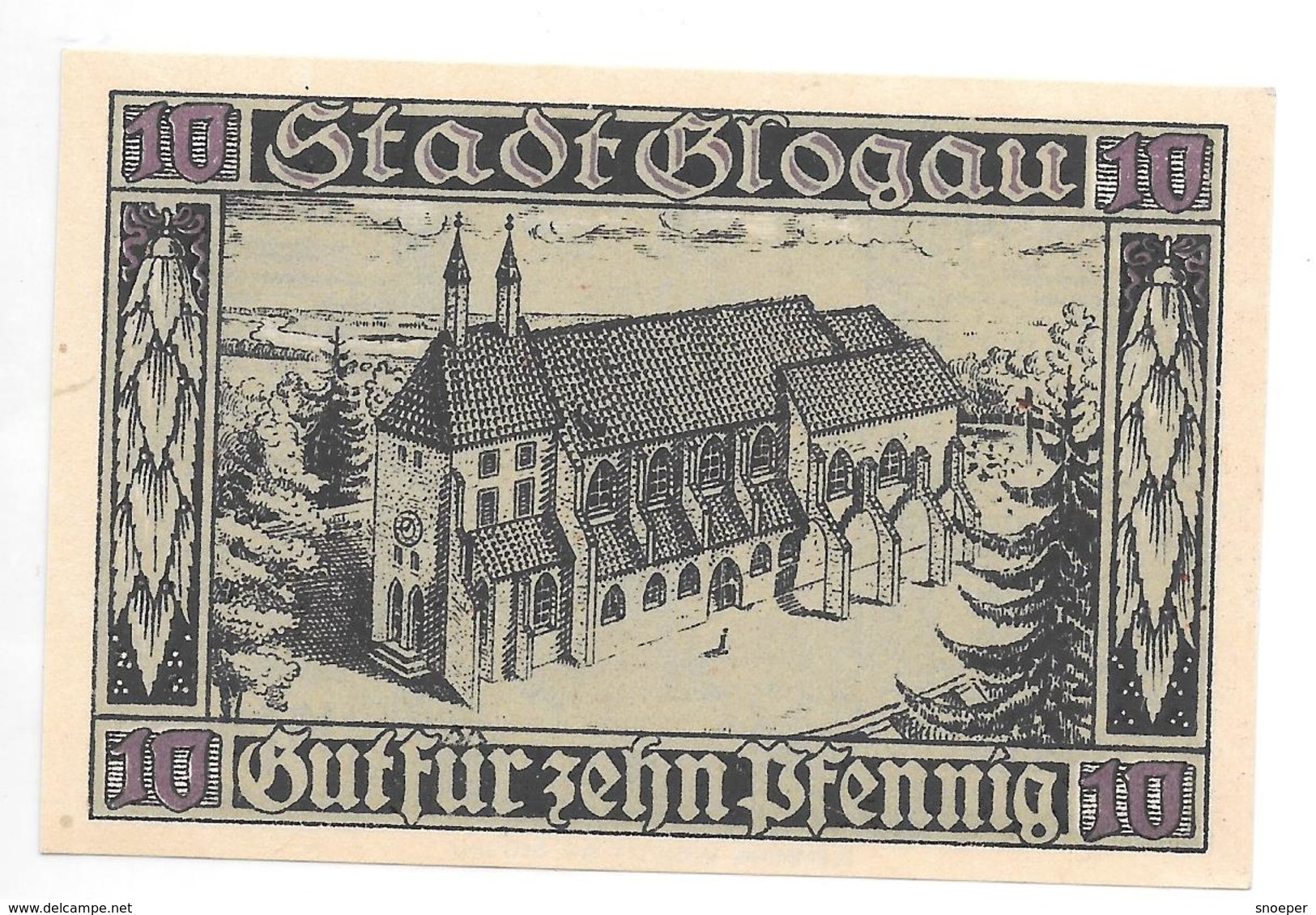 **notgeld Glogau 10 Pfennig 439.1 - [11] Emissions Locales