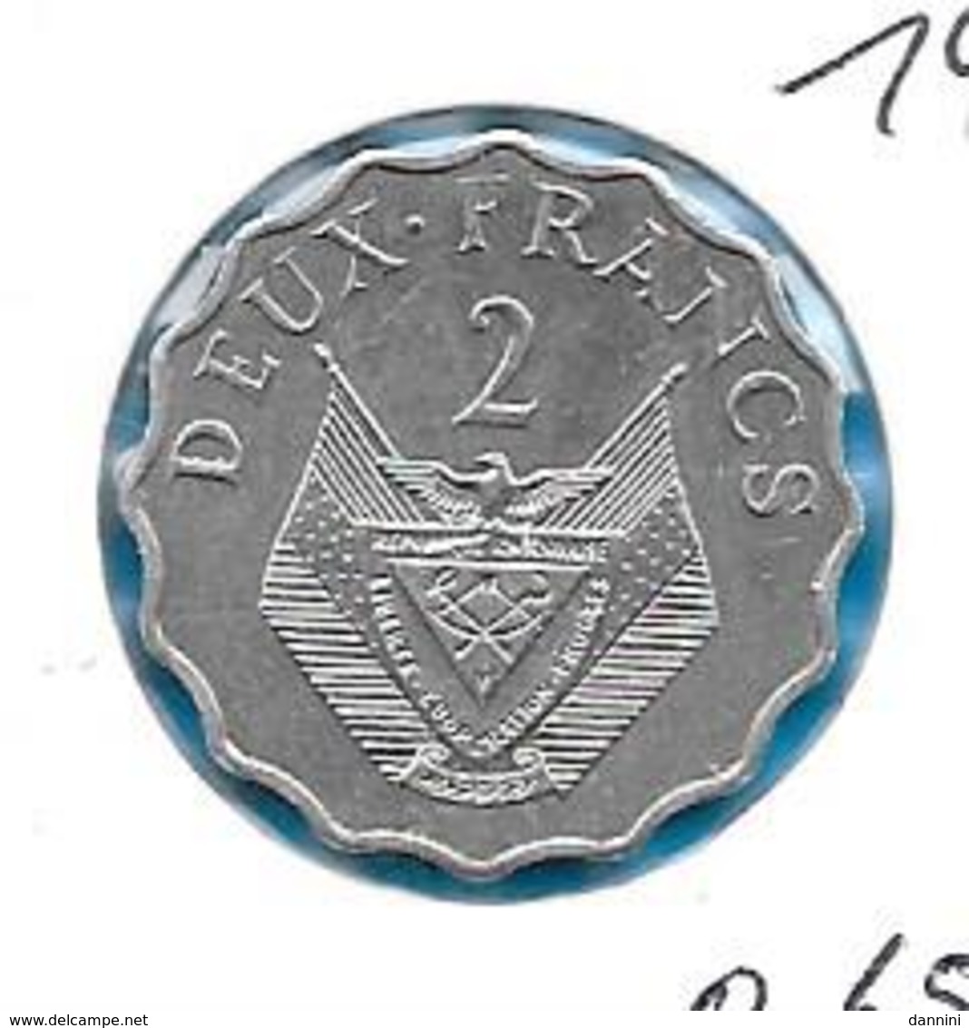 Rwanda - 2 Francs - 1970 FAO - KM 10 - Rwanda
