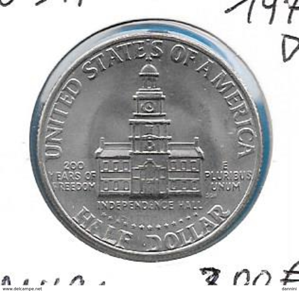 USA - Half Dollar - 1976D - KM 205 - Non Classés