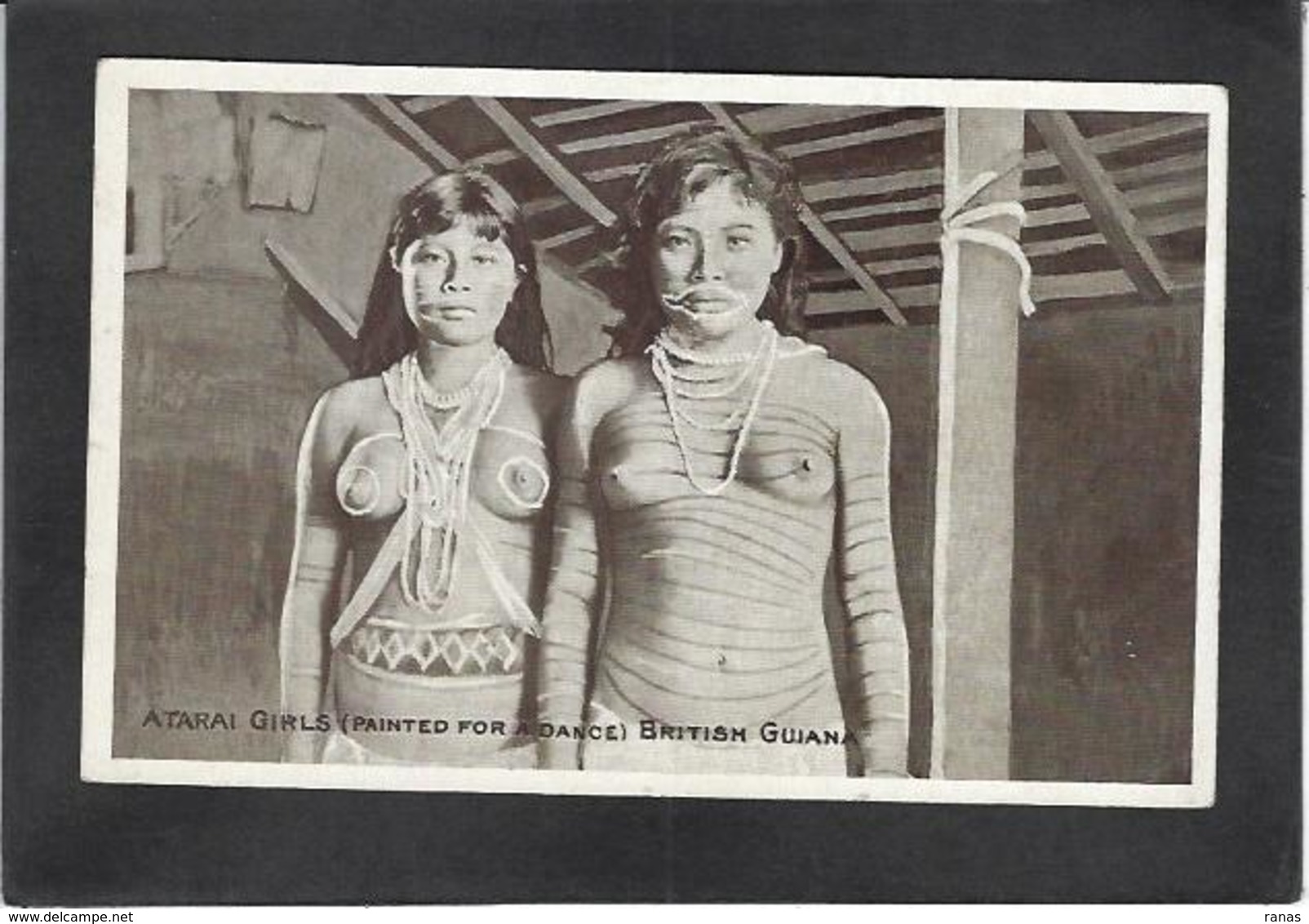 CPA Guyane Britannique Guyana Non Circulé British Guiana Nu Féminin Femme Nue Ethnic - Autres & Non Classés