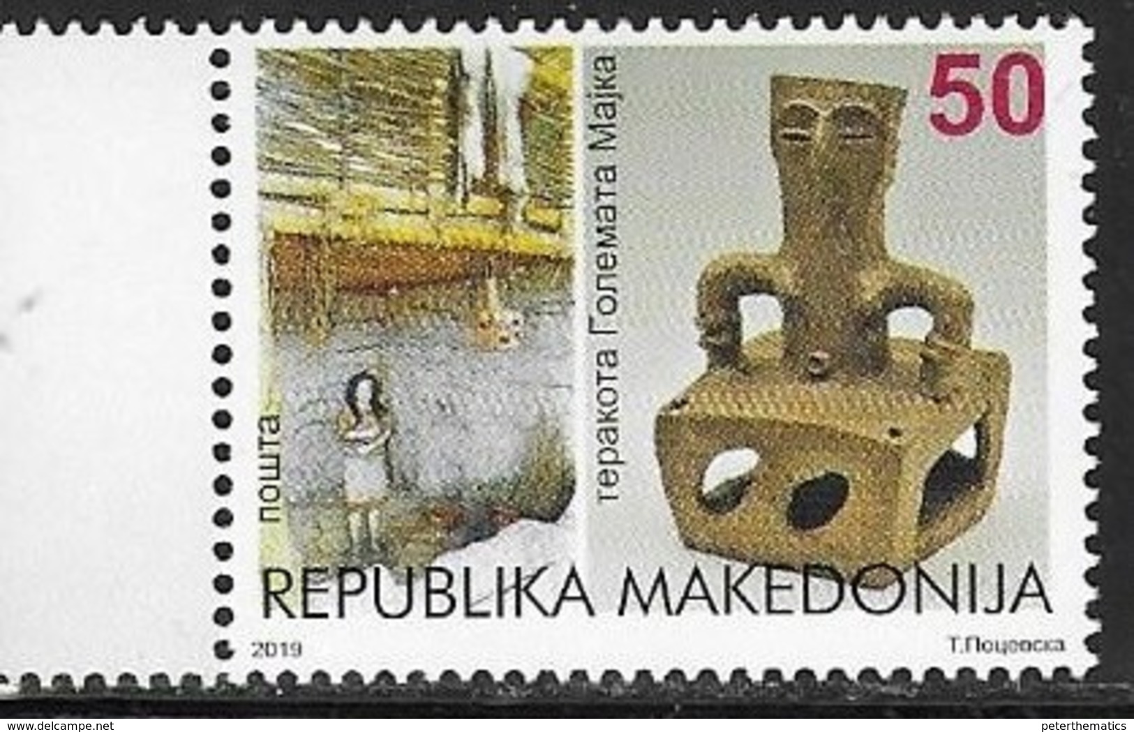 MACEDONIA, 2019, MNH,ARCHAEOLOGY, STATUES,1v - Archaeology