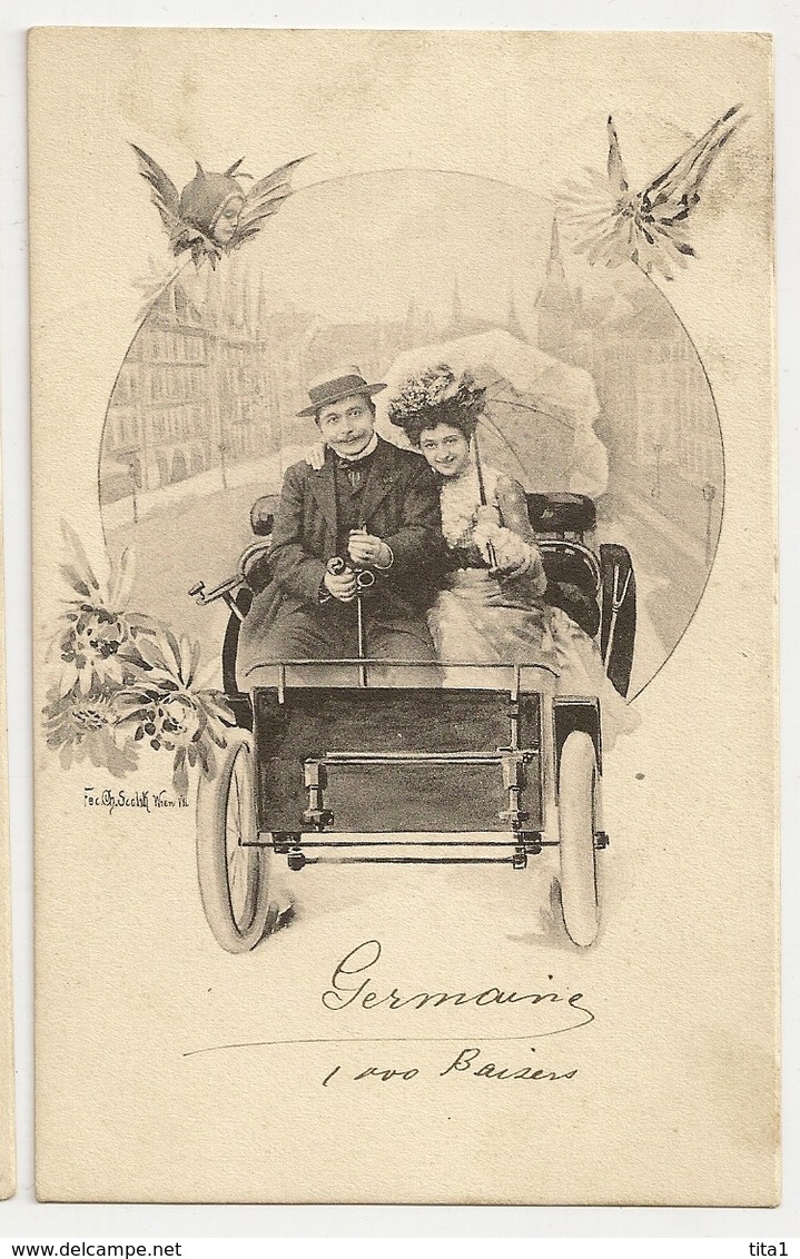 207 - Couple Dans Une Voiture - Diablotins - Scolik, Charles