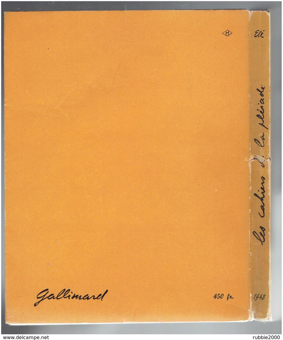 LOUIS FERDINAND CELINE 1948 CASSE PIPE EDITION ORIGINALE NUMEROTEE DANS LES CAHIERS DE LA PLEIADE GALLIMARD - Classic Authors