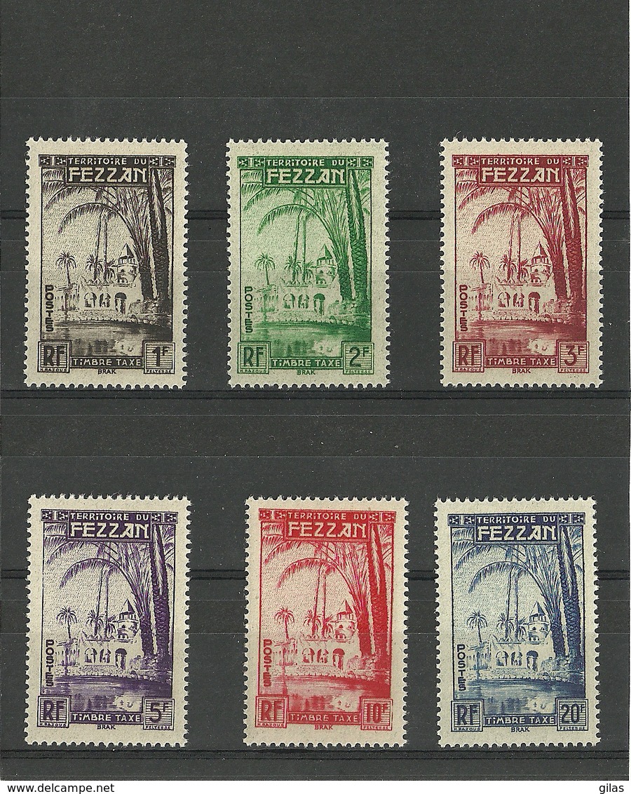 1950 FEZZAN Segnatasse Oasi Di Brak MNH - Fezzan & Ghadames