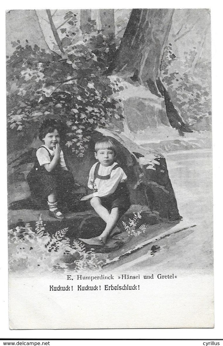 HANSEL UND GRETEL - KUCKUCK! KUCKUCK! ERBELSCHLUCK! - Contes, Fables & Légendes