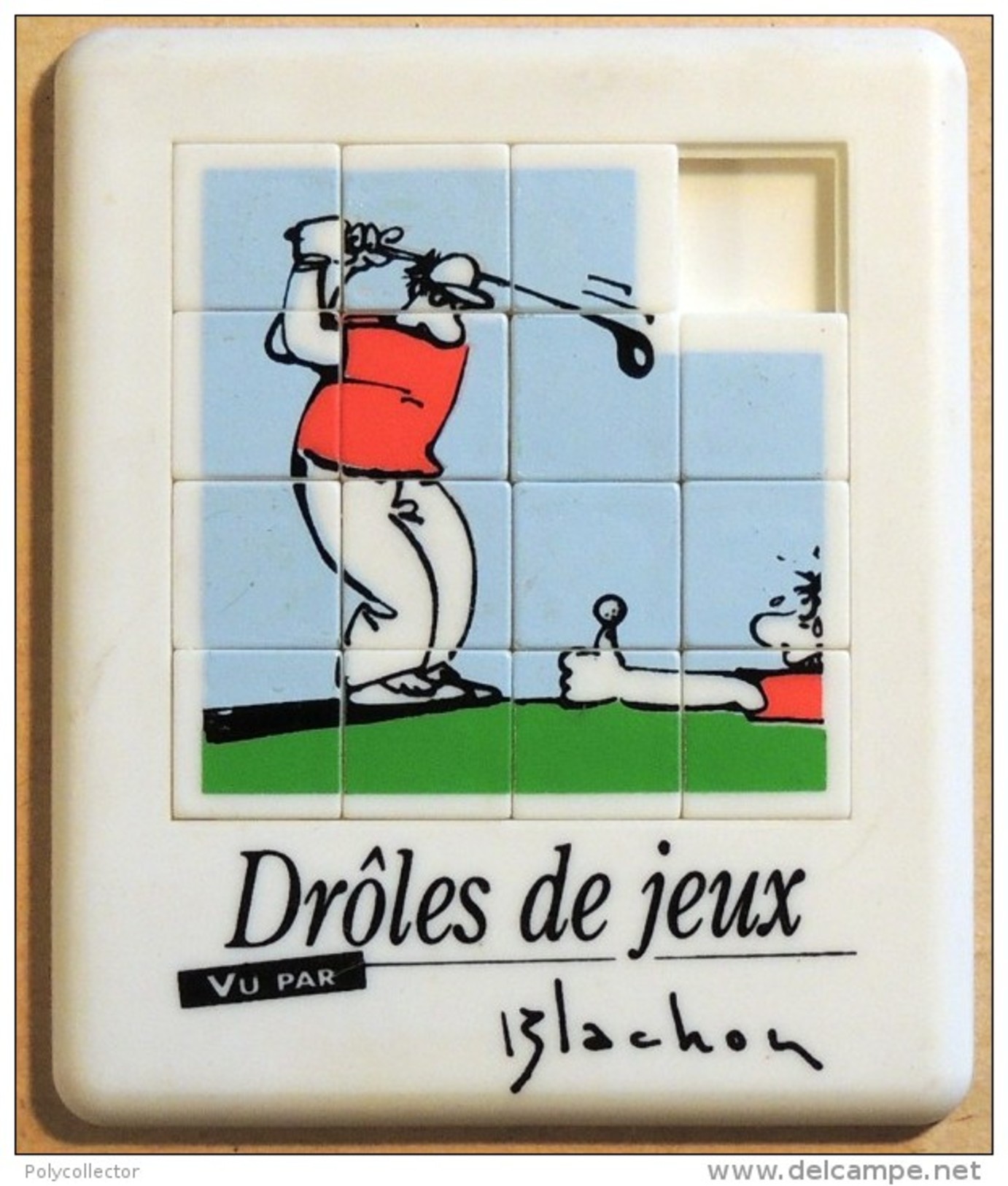 Taquin - Pousse Pousse - Bière Heineken - Série Drôles De Jeux - Illustrateur BLACHON - Golf - Casse-têtes