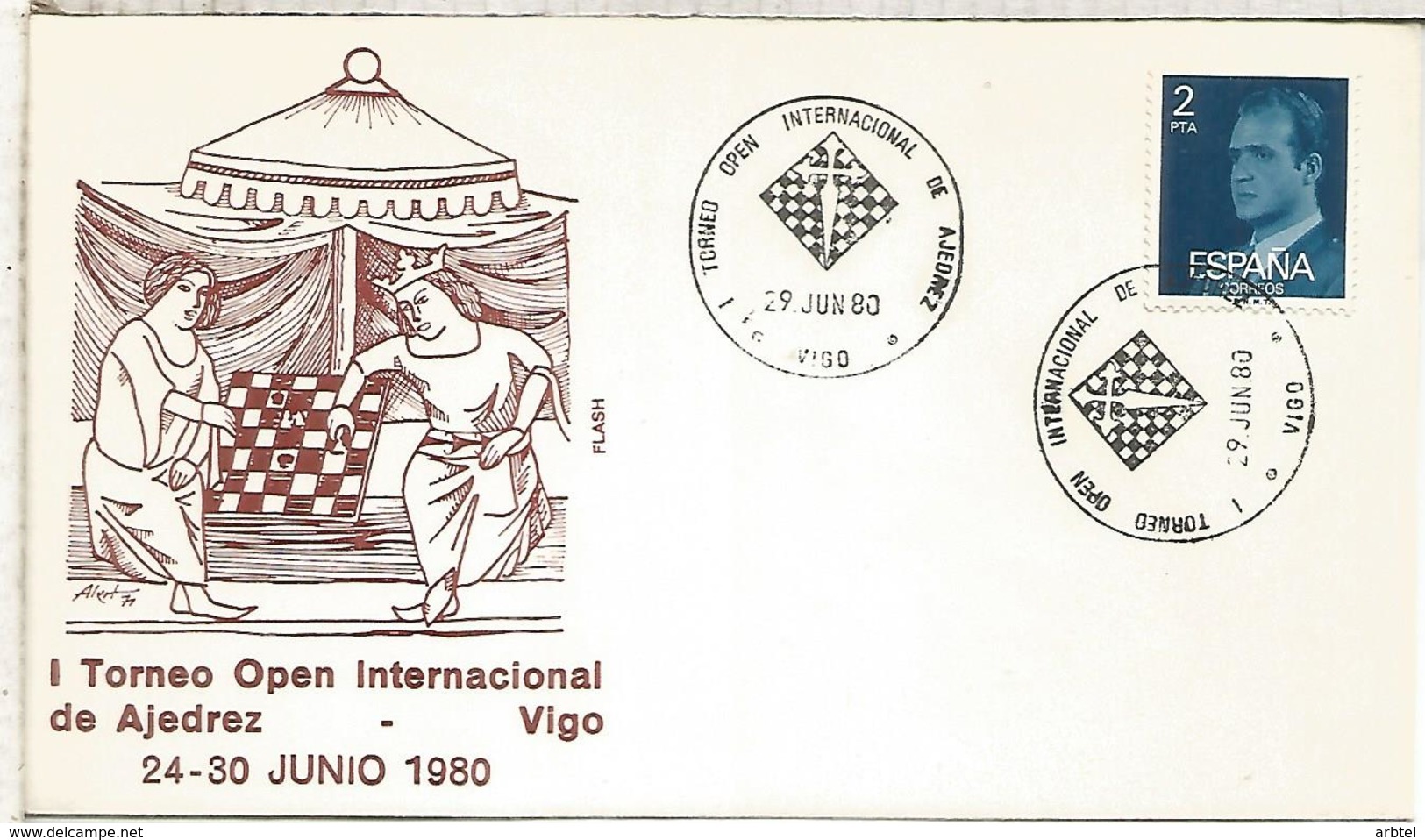 VIGO PONTEVEDRA 1980 TORNEO DE AJEDREZ CHESS - Ajedrez