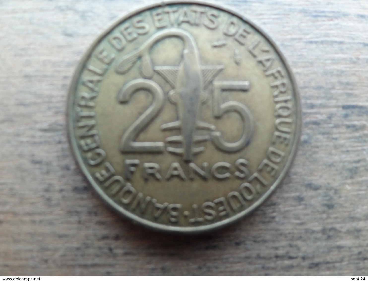 West Africa  25  Francs  1980  Km 9 - Autres – Afrique