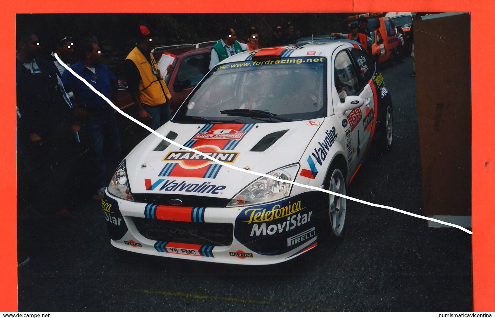 Rally Cars Ford Focus  Rally San Remo 2001 Foto Originale - Automobili