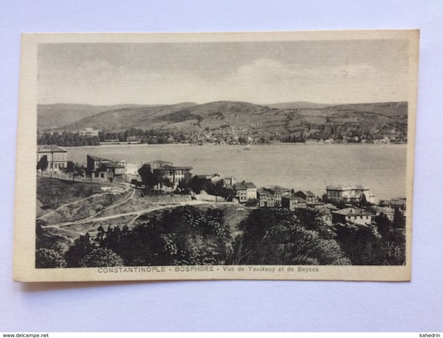 Turkey Türkei Turquie ~ 1920, Constantinople Istanbul, Bosphore - Vue De Yenikeuy Et De Beycos - Turkije