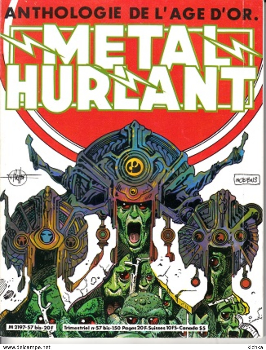 Métal Hurlant N°57bis Hors Série Spécial Anthologie De L'âge D'or - Métal Hurlant