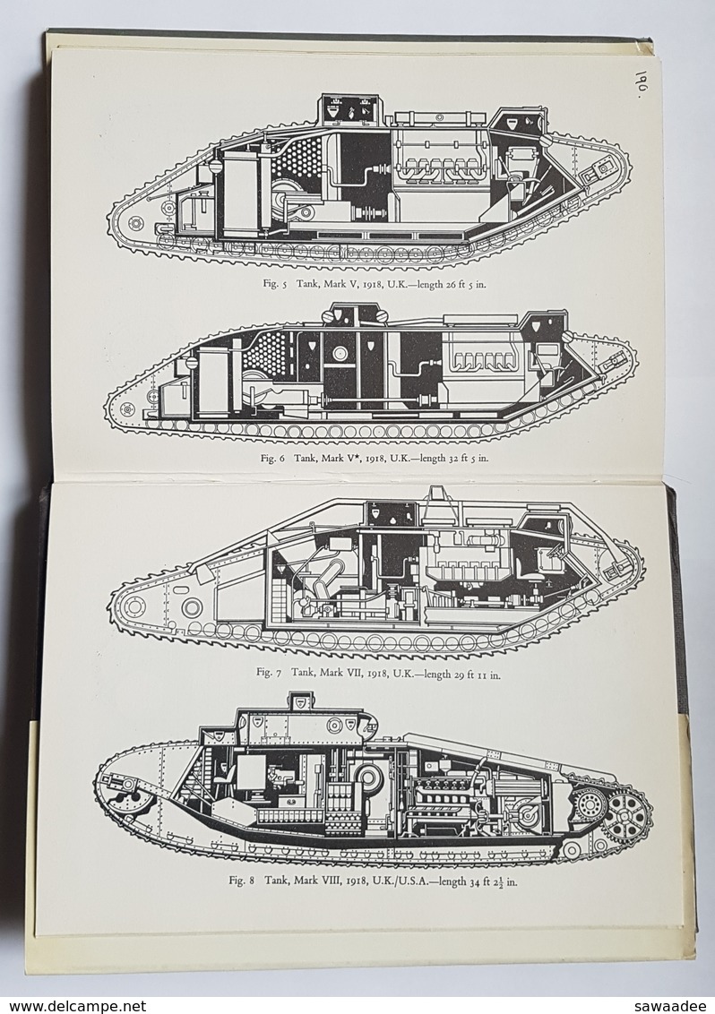 LIVRE - TANKS AND OTHER ARMOURED FIGHTING VEHICLES 1900/1918 - B.T. WHITE - BLANDFORD PRESS - 1970 - English
