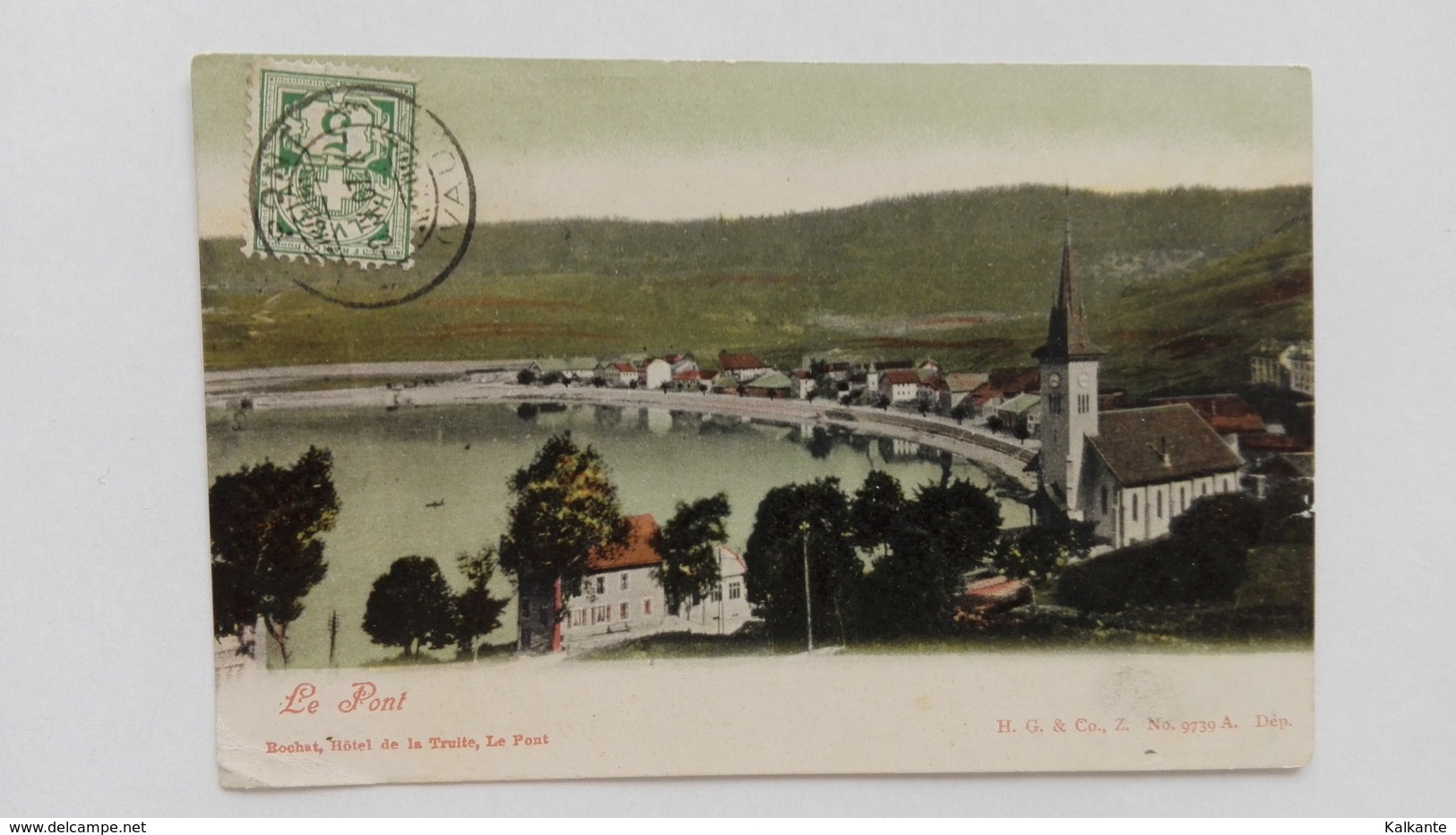 [Vaud] - 1907 - Le Pont - Hotel De La Truit - Other & Unclassified