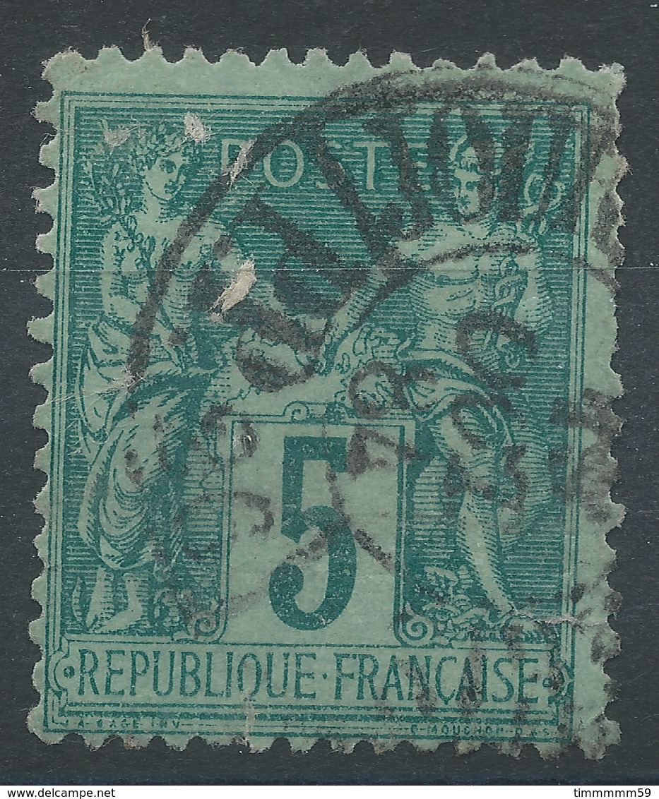 Lot N°48658  N°75, Oblit Cachet à Date Des JOURNAUX PARIS PP 26 - 1876-1898 Sage (Type II)