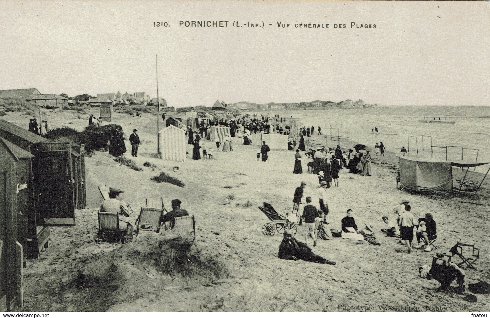 Pornichet (173), Vue Générale Des Plages, Jolie Carte - Pornichet