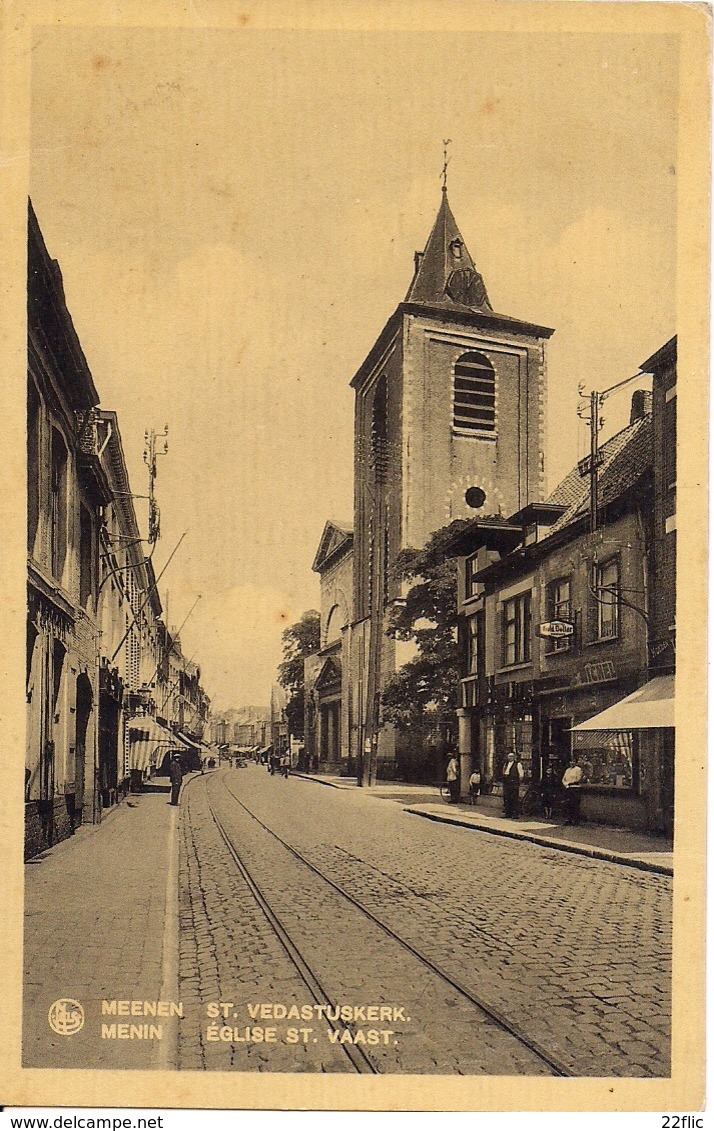 MENEN MENIN MEENEN ST.VEDASTUSKERK - Menen