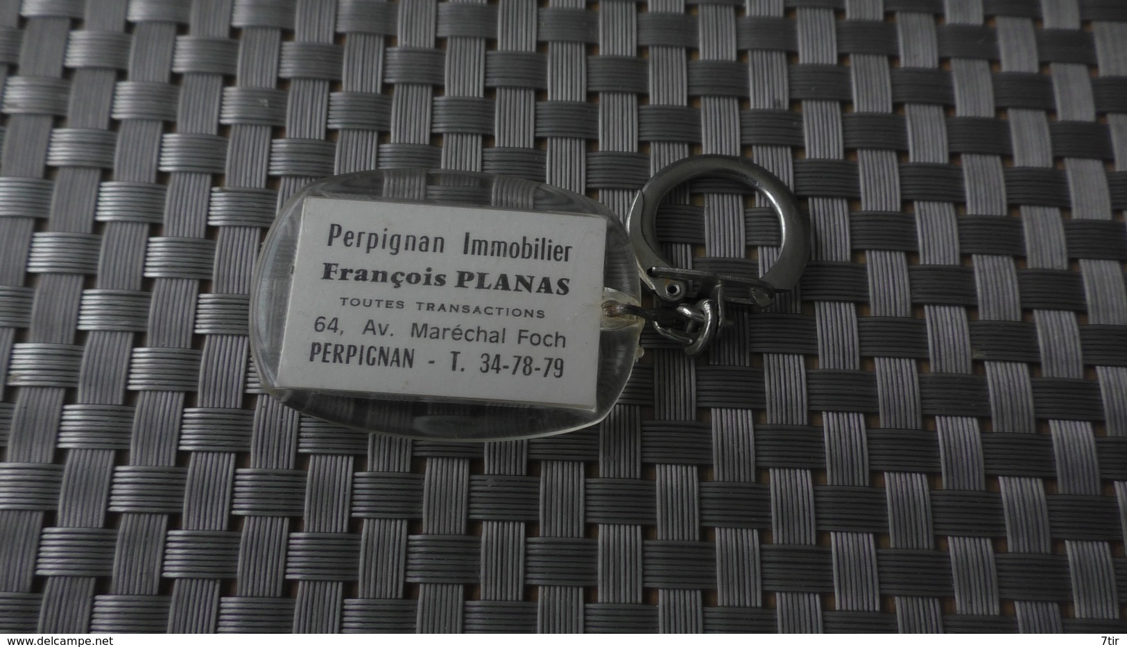 PORTE CLEF PERPIGNAN IMMOBILIER FRANCOIS PLANAS AVENUE  MARECHAL FOCH - Porte-clefs