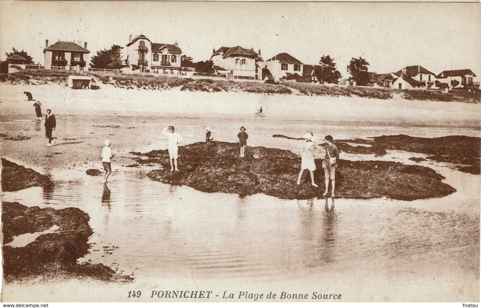 Pornichet (186), La Plage De Bonne-Source, Jolie Carte Circulée - Pornichet