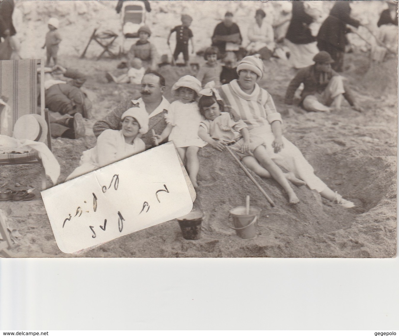 AULT - La Plage En 1922 ( Carte Photo ) - Ault