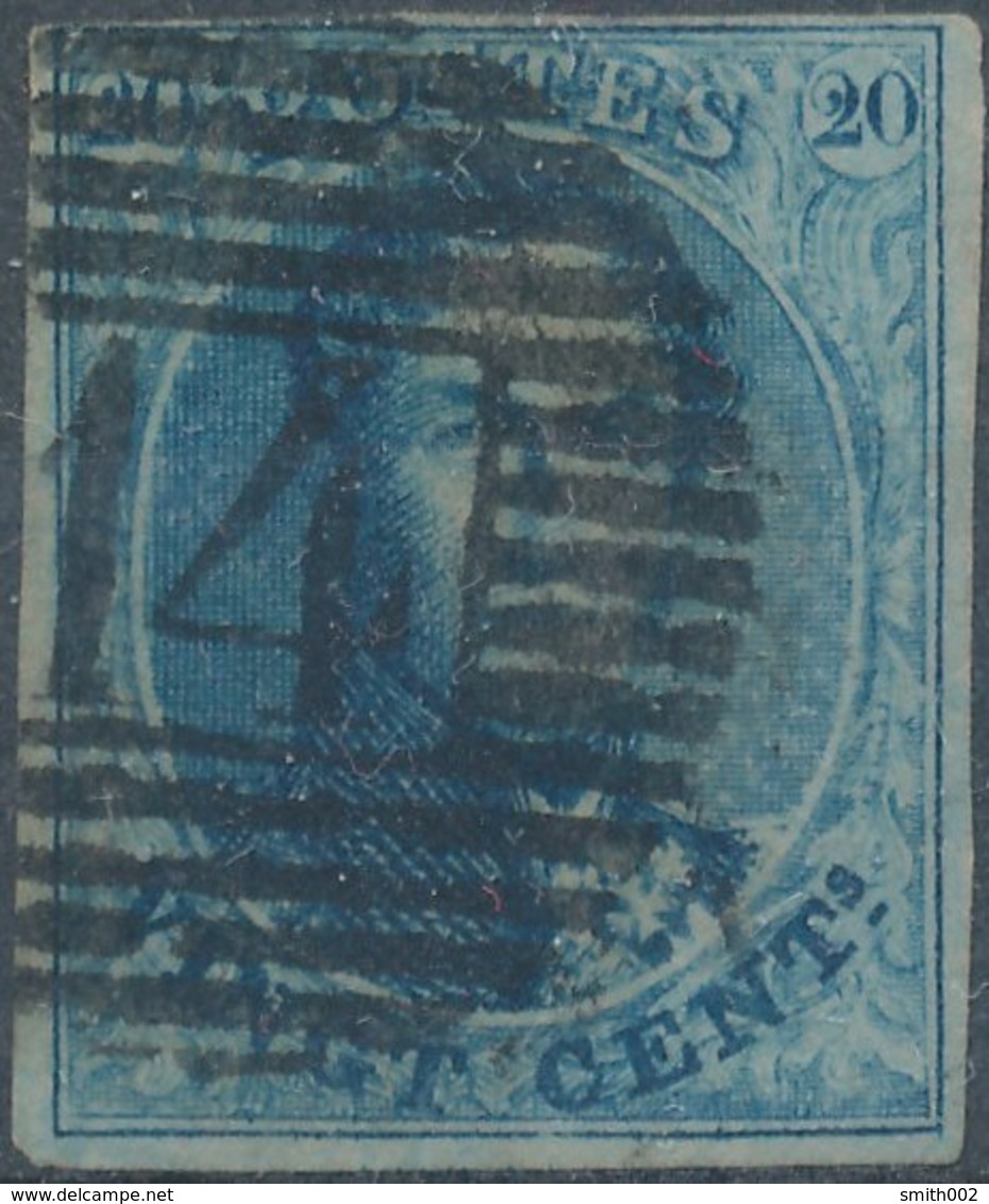 1850 - Mi 4, Yt 4 - Oblitére - 1849-1850 Medaillen (3/5)