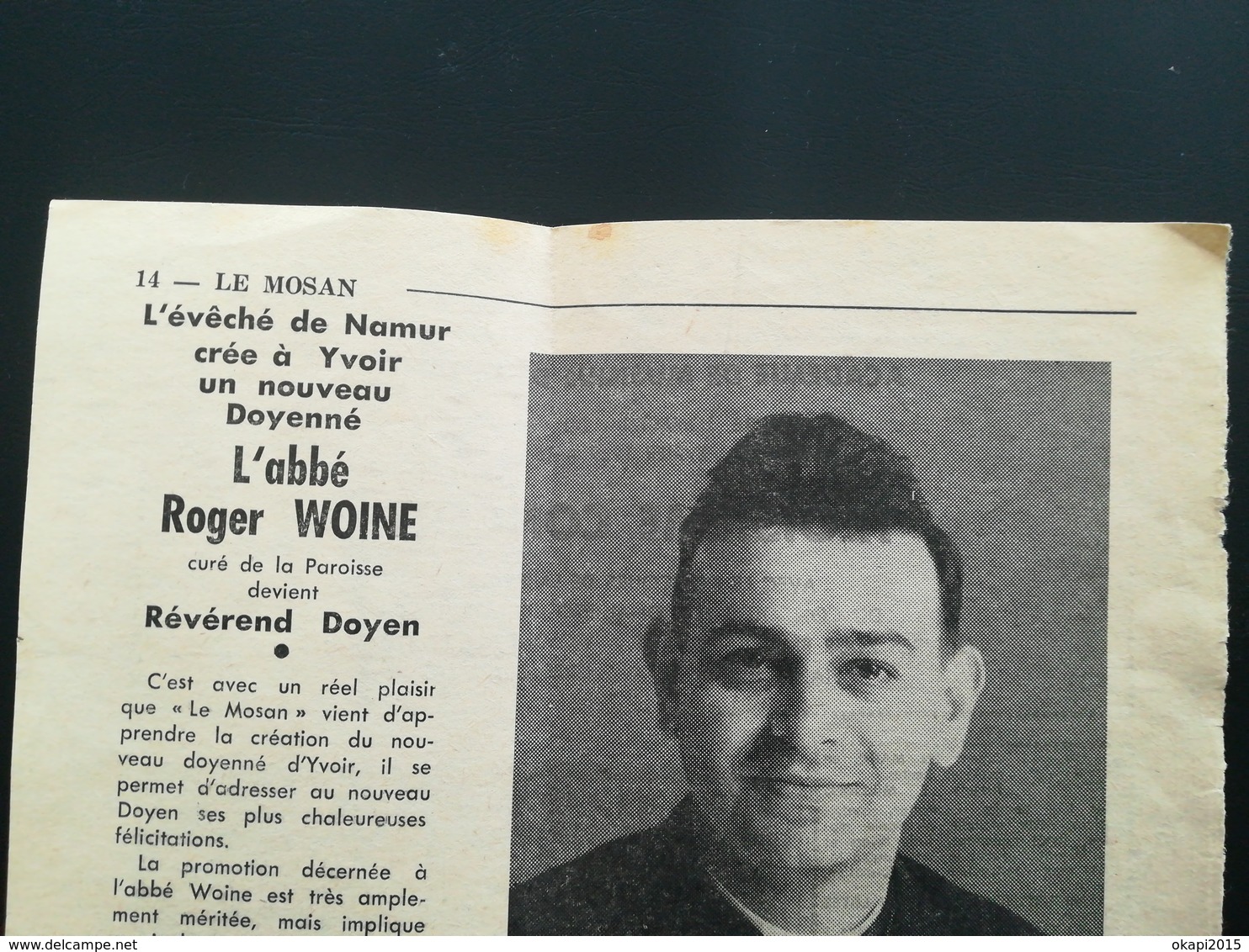 RÉVÉREND DOYEN DE YVOIR NAMUR WALLONIE BELGIQUE CÉRÉMONIE ÉGLISE LOT 5 PHOTOS + 2 VIEUX PAPIERS - Persone Identificate