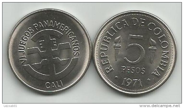 Colombia 5 Pesos 1971. High Grade Cali - Colombia
