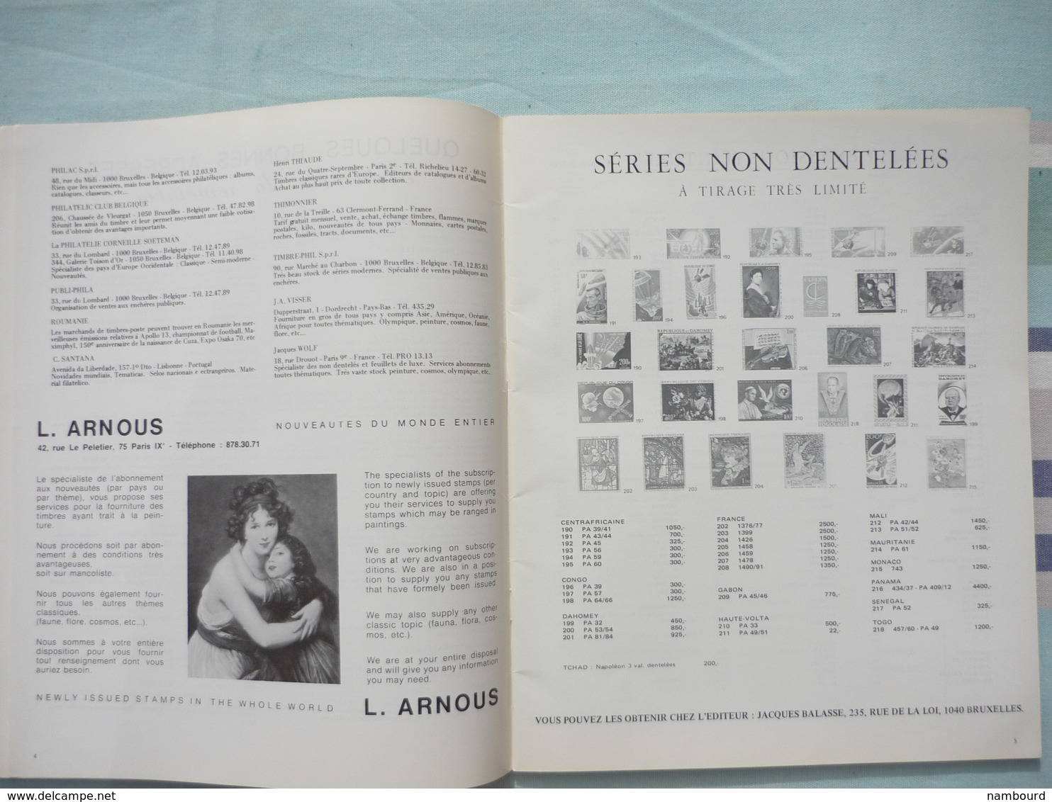 Maestros Thématique Tableaux Supplément N°4 Année 1969 - Tematiche