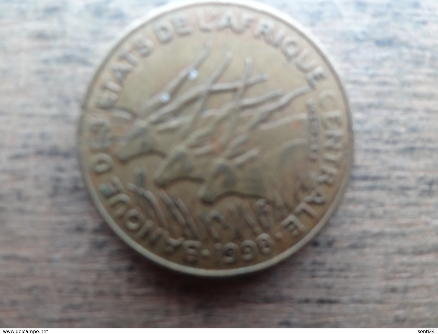 Central  African 10  Francs    1998  Km 9 - República Centroafricana