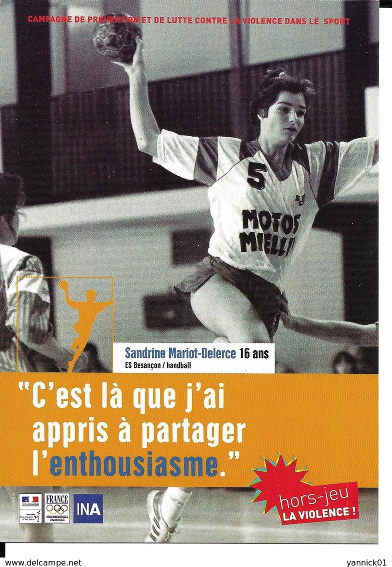 HANDBALL - SANDRINE MARIOT DELERCE - EQUIPE DE FRANCE - Handball