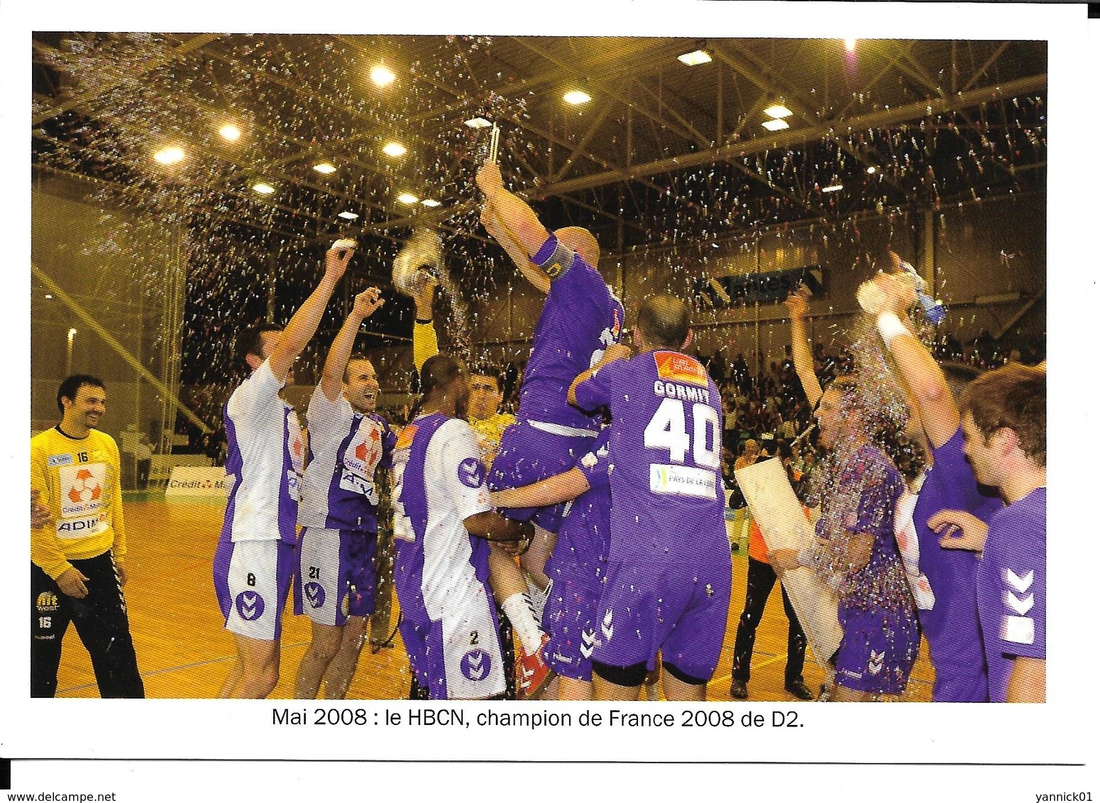 HANDBALL CLUB NANTES - CHAMPION FRANCE 2008 D2 - Balonmano