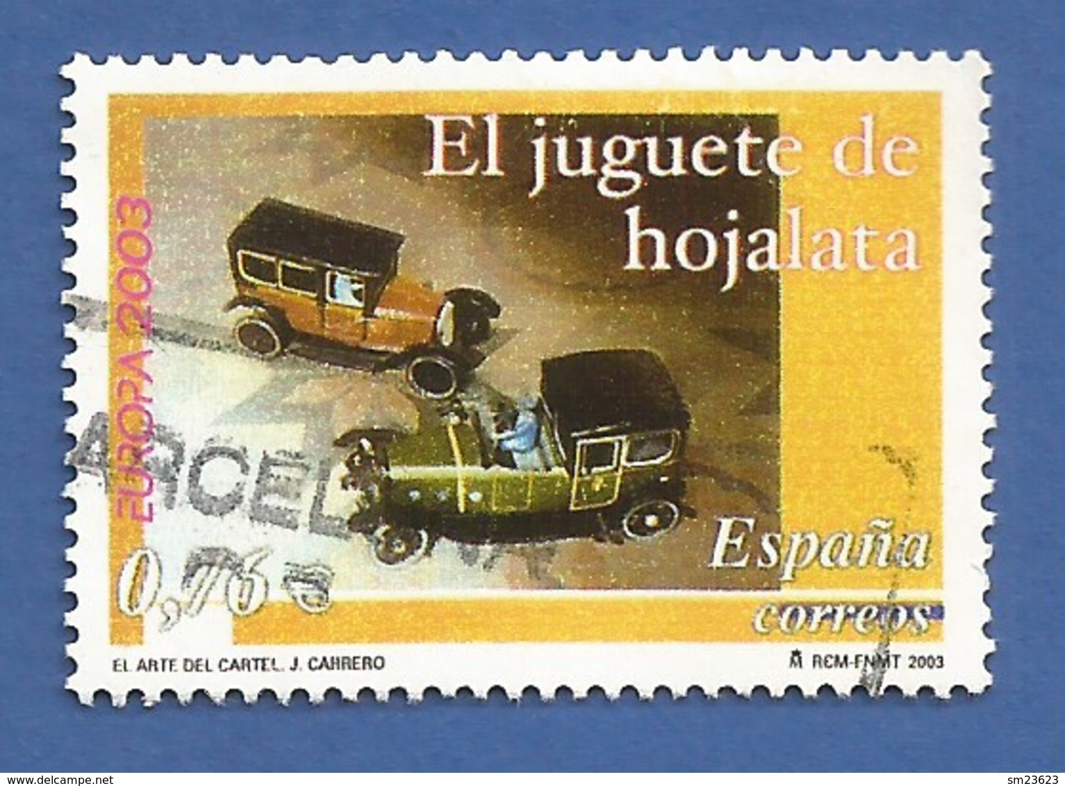 Spanien / Espana  2003 Mi.Nr. 3839 , EUROPA CEPT - Plakatkunst  - Gestempelt / Fine Used / (o) - 2003