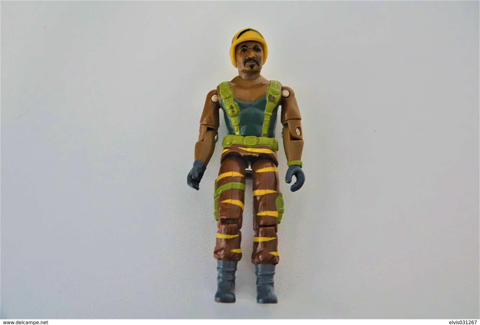 Vintage ACTION FIGURE GI JOE : TIGER FORCE ROADBLOCK [heavy Machine Gunner] - Original Hasbro 1988 - Hasbro - GI JOE - Action Man