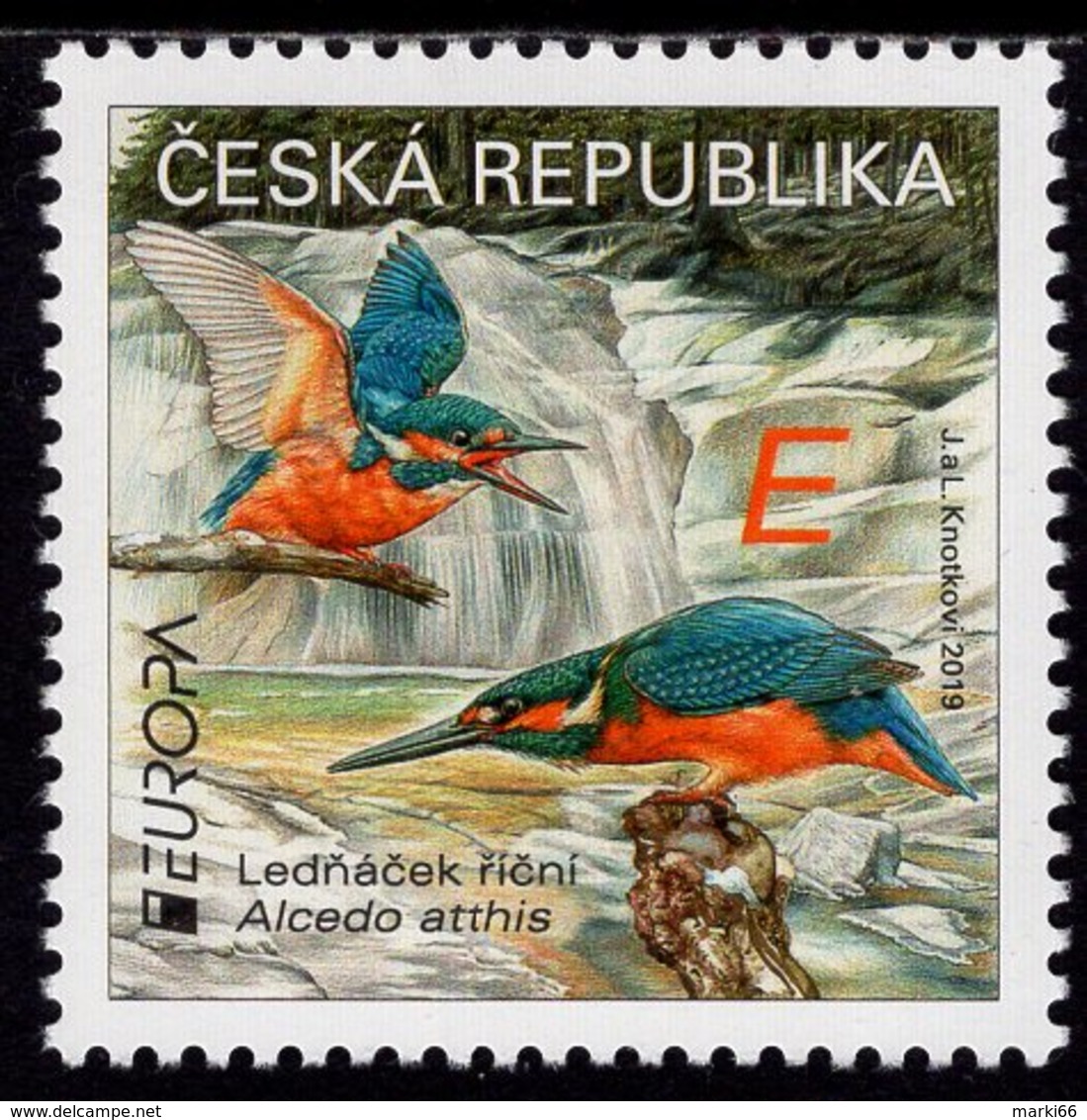 Czech Republic - 2019 - Europa CEPT - National Birds - Kingfisher - Mint Stamp - Ungebraucht