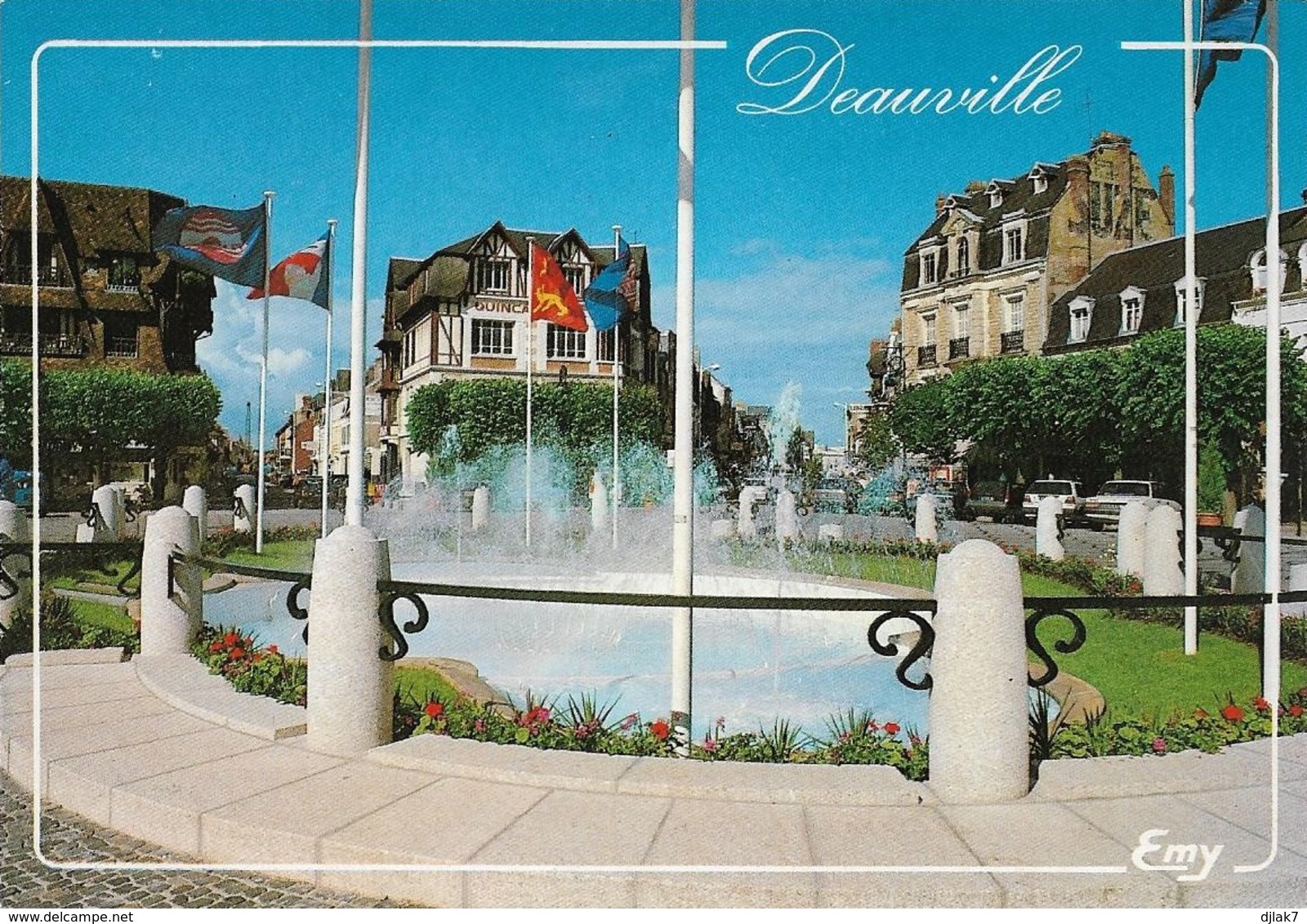 14 Deauville La Place Morny (2 Scans) - Deauville